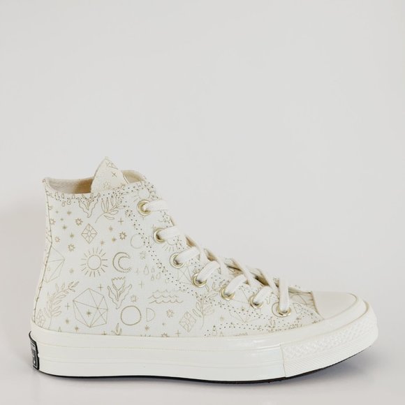 Converse Chuck 70 Hi 'Golden Elements' Women's Sneakers A02207C NWT - Picture 2 of 6